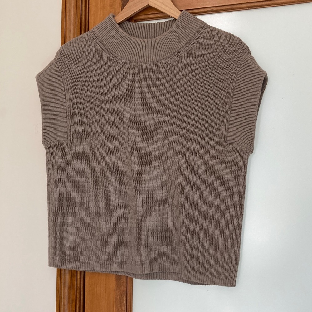 Haven Women's Taupe Knit Sweatshirt